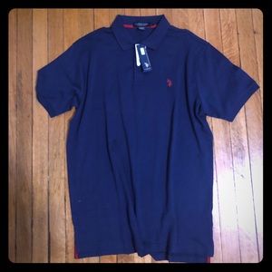 U.S. Polo Assn navy blue polo shirt